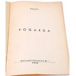 BRATNY - POGARDA. Debiutancki tom, wyd. 1944