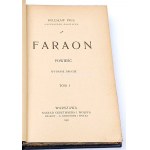 PRUS - FARAON t. 1-3 wyd. 1901 komplet