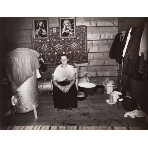 Zofia Rydet (1911 Stanisławów - 1997 ), Fotografia z cyklu „Zapis socjologiczny”, 1979/1980
