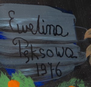 Ewelina Pęksowa (1923 - 2015), Adam i Ewa w raju, 1976