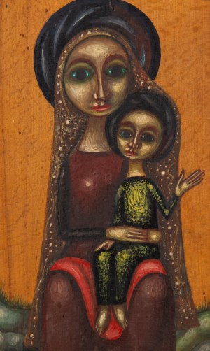 Wacław Kondek (1917 Dąbrowa Górnicza - 1976 Łódź), Madonna, 1965