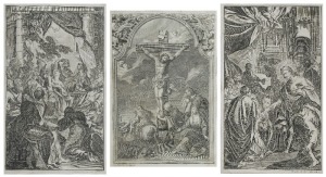 Rudolph STORCKLIN (1723-1756), Zestaw 3 grafik o tematyce sakralnej