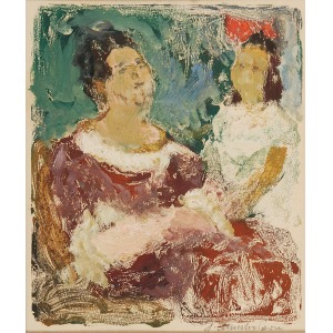 Janina SÜSSLE-MUSZKIETOWA (1903-1956), Matka z córką