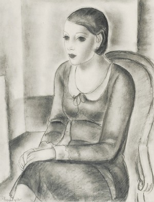 Zygmunt SZPINGIER (1901-1960), Kobieta w fotelu