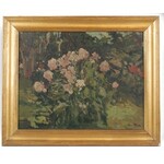 Iwan TRUSZ (1869-1941), Kwiaty w ogrodzie