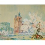 Antoni CHRZANOWSKI (1905-2000), Widok na kościół na Skałce w Krakowie