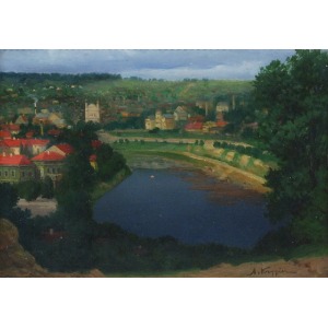 Adam KRYGIER (1877-1965), Wilno - widok na Śnipiszki, 1928