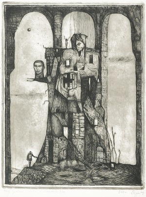Leszek RÓZGA (1924-2015), Nad grobem Jorika, 1963