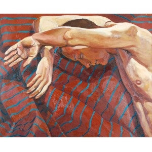 Tadeusz BORUTA (b. 1957), Study of the nude - fallen angel, 1997