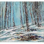 Emil UKLEJA (1902-1975), Las zimą