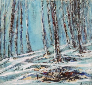 Emil UKLEJA (1902-1975), Las zimą