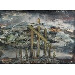 ANDRZEJ KREÜTZ-MAJEWSKI (1936-2011), Projekt scenograficzny do sztuki