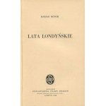 HEMAR Marian - Lata londyńskie [wydanie pierwsze Londyn 1946]