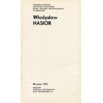 HASIOR Władysław - Katalog wystawy [Kraków 1974]