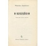 TATARKIEWICZ Władysław - Vom Glück [1962] [AUTOGRAFIE UND DEDIKATION].