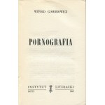 GOMBROWICZ Witold - Pornografia [Erstausgabe Paris 1960].