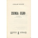 MIŁOSZ Czesław - Ziemia Ulro [wydanie pierwsze Paryż 1977]