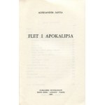 JANTA Aleksander - Flet i apokalipsa [wydanie pierwsze 1964] [okł. Anatol Girs]