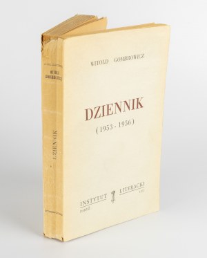 GOMBROWICZ Witold - Dziennik 1953-1956 [wydanie pierwsze Paryż 1957]