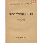 [sport] Szczypiorniak. Oficjalne przepisy i komentarze [1934]