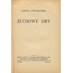 [harcerstwo] ZWOLAKOWSKA Jadwiga - Zuchowe gry [1939]