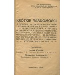 ROBACZEWSKI Aleksander, WALCZAK Henryk - Krótkie wiadomości o prawach i przywilejach oficerów i szeregowych policji państwowej z tytułu ich służby (...) [1929]