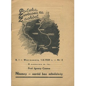 CZUMA Ignacy - Niemcy - naród bez młodzieży [Polska zwrócona na zachód nr 3 z 1.08.1939 r.]