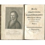 KARPIŃSKI Franciszek - Works in verse and prose. New and complete edition I-IV [1826].