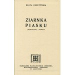 OBERTYŃSKA Beata - Ziarnka piasku. Geschichten und Skizzen [Erstausgabe London 1957].