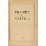 BOREJSZA Jerzy, WASILEWSKA Wanda - Prawda o Katyniu [Moskwa 1944]