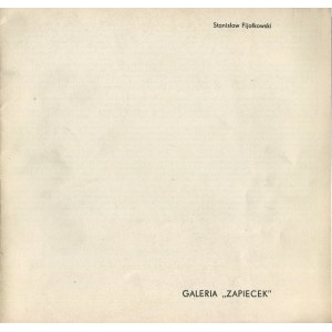 FIJAŁKOWSKI Stanisław - Folder z wystawy [1976]