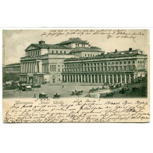 [pocztówka] Warszawa. Teatr Wielki [ok. 1899]