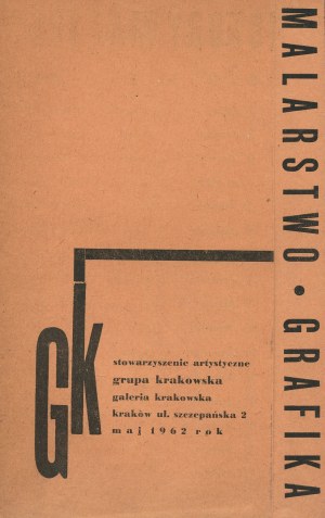 WEJMAN Mieczysław - Malarstwo i grafika. Katalog wystawy [1962] [Z ORYGINALNĄ SYGNOWANĄ PRACĄ]