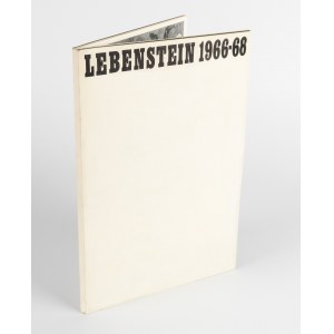 LEBENSTEIN Jan - Oeuvres 1966-1968. exhibition catalog [Paris 1968] [DEDICATION].