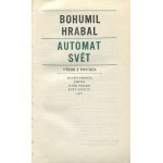 HRABAL Bohumil - Automat Svět. Výbor z povídek [Barwelt. Eine Auswahl von Kurzgeschichten] [Erstausgabe Prag 1966].