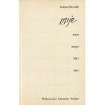 STRUMI£ŁO Andrzej - Moje słowa, obrazy 1947-1967 [Erstausgabe 1970] [DEDICATION].