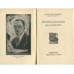 CHOYNOWSKI Piotr - Opowiadania szlacheckie [first edition 1937] [ill. Stefan Mrożewski].