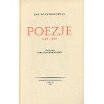 ROSTWOROWSKI Jan - Poezje 1958-1960 [Erstausgabe London 1963] [Oficyna Stanisława Gliwa] [ill. Marek Rostworowski].