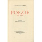 ROSTWOROWSKI Jan - Poezje 1958-1960 [wydanie pierwsze Londyn 1963] [Oficyna Stanisława Gliwy] [il. Marek Rostworowski]