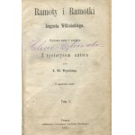 WILKOŃSKI August - Ramoty i ramotki. Wydanie nowy i pełne z życiorysem autora, przez K. Wł. Wójcicki [komplet 5 tomów] [Poznań 1862].