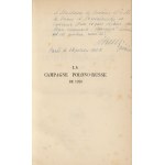 SIKORSKI Władysław - La campagne polono-russe de 1920. Traduction par le commandant M. Larcher avec 8 croquis. Préface de M. Le Maréchal Foch [Paryż 1928] [AUTOGRAF I DEDYKACJA]