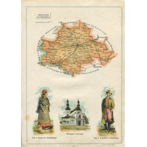 [mapa] Bazewicz Józef Michał - Powiat łowicki gub. warszawskiej [1907]