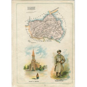 [mapa] Bazewicz Józef Michał - Powiat radzymiński gub. warszawskiej [1907]