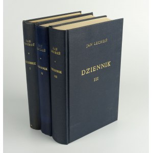 LECHOÑ Jan - Diary [set of 3 volumes] [first edition London 1967-1973].