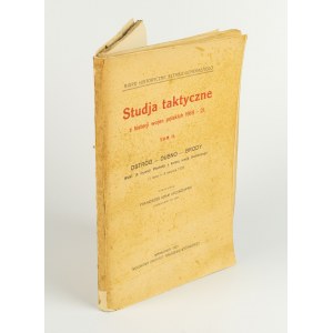 ARCISZEWSKI Franciszek Adam - Studia taktyczne z historii wojen polskich 1918-21. Tom II. Ostróg - Dubno - Brody. Walki 18 Dywizji Piechoty z konną armią Budiennego (1 lipca - 6 sierpnia 1920)