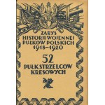 Abriss der Militärgeschichte der polnischen Regimenter 1918-1920. Band II. Infanterie [1928-1932] [Einband des Verlags].