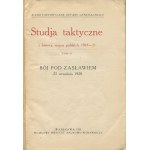 Tactical Studies in the History of the Polish Wars 1918-1920 Volume IV. Battle of Zaslaw on September 23, 1920 [1923].