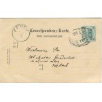 [Postkarte] Betender Jude. Ein betender Jude. Postkarte an Władysław Leon Grzędzielski [1900].