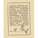 HULEWICZ Witold (ps. Olwid) - Płomień w garści [wydanie pierwsze Zdrój 1921] [AUTOGRAF]