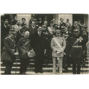 [Foto] Besuch des polnischen Marschalls Jozef Pilsudski in Rumänien [1928].